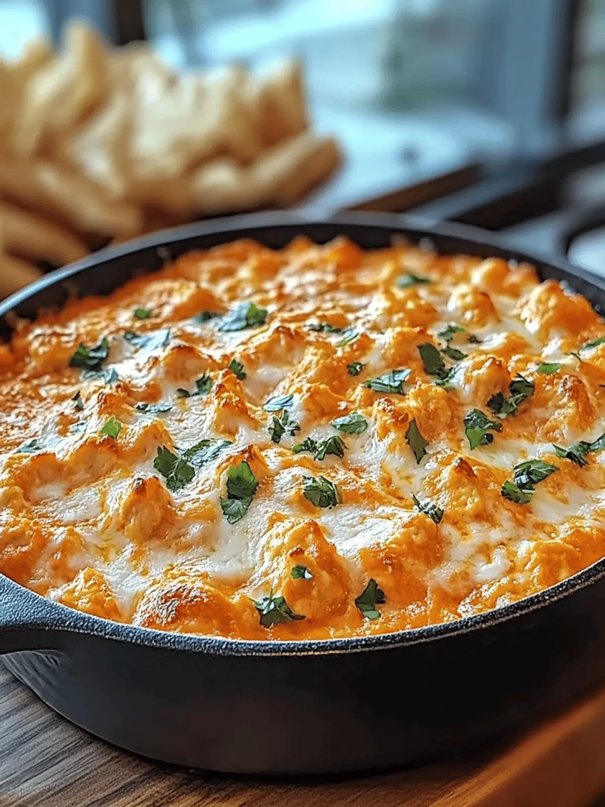 Buffalo Chicken Dip with Cream Cheese