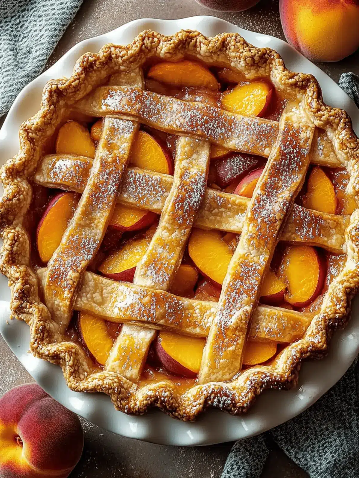 Fresh Peach Pie