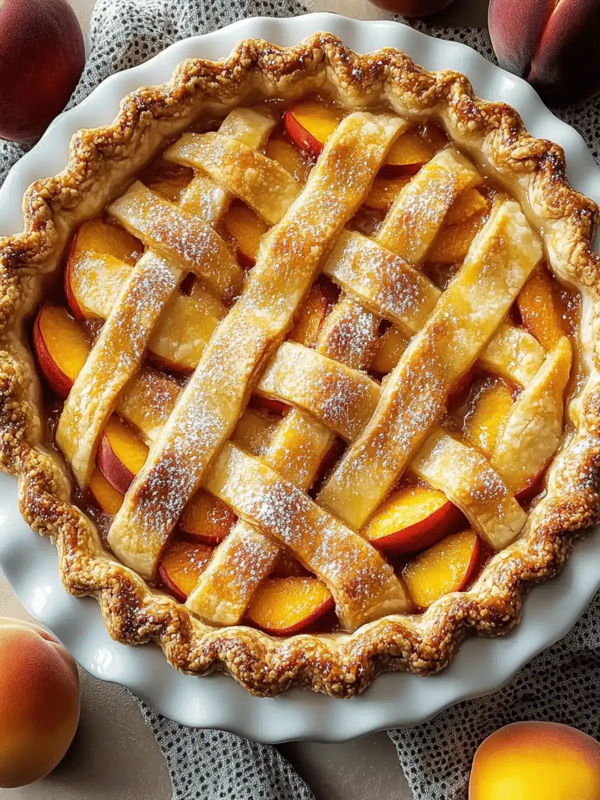 Fresh Peach Pie