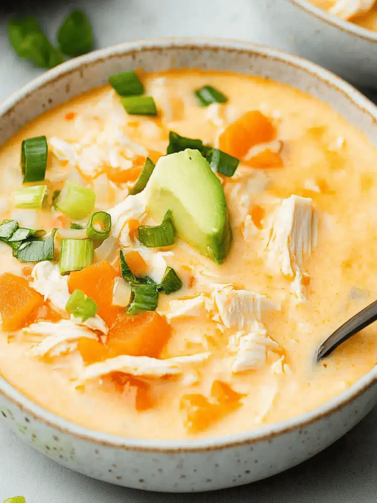 Creamy Buffalo Chicken Soup