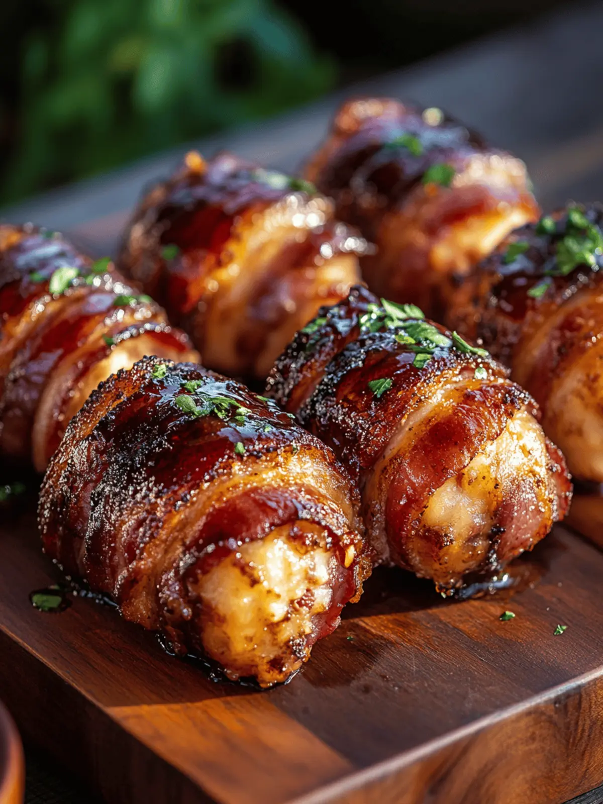 Cheddar-stuffed Bbq Bacon Bombs