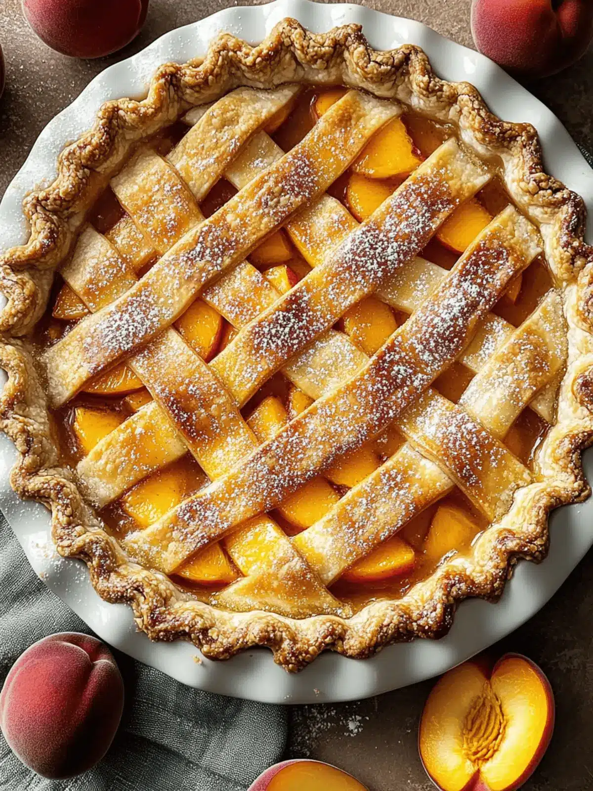 Fresh Peach Pie