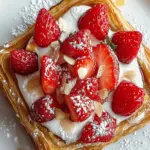 Vegan Strawberry Danish