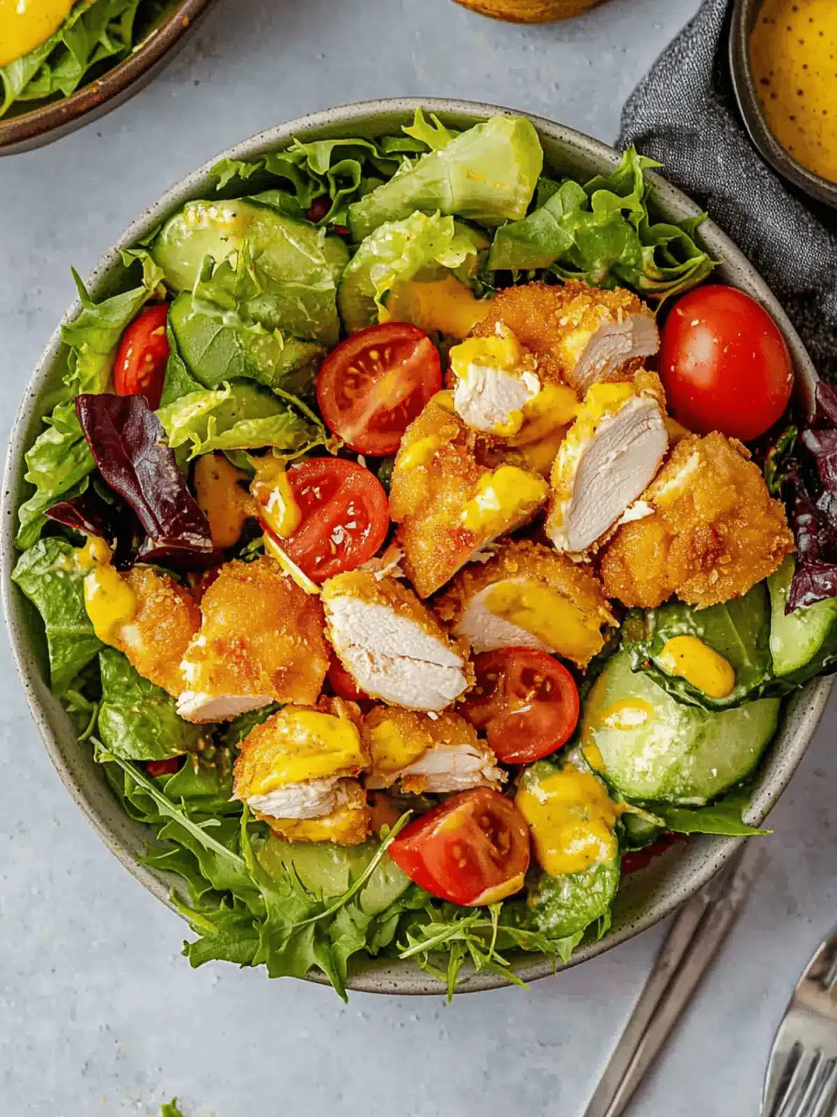 Crispy Chicken Salad