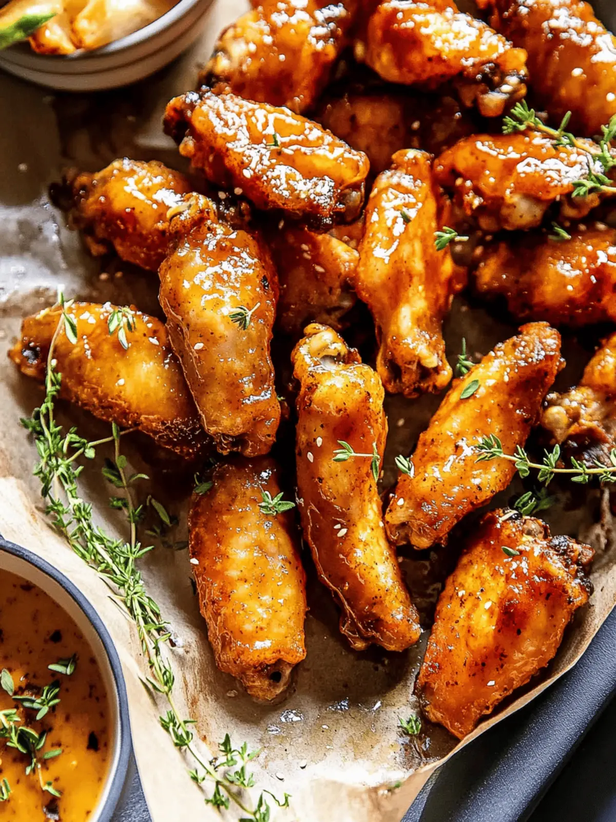 Baked Honey Mustard Boneless Wings