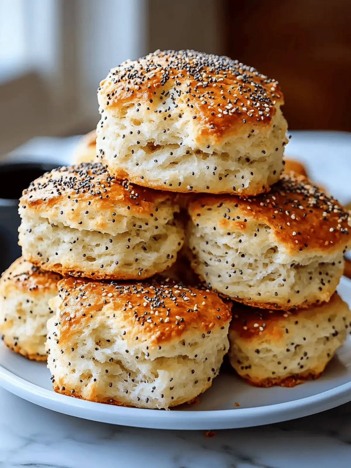 5-Minute Everything Bagel Seasoning Biscuit