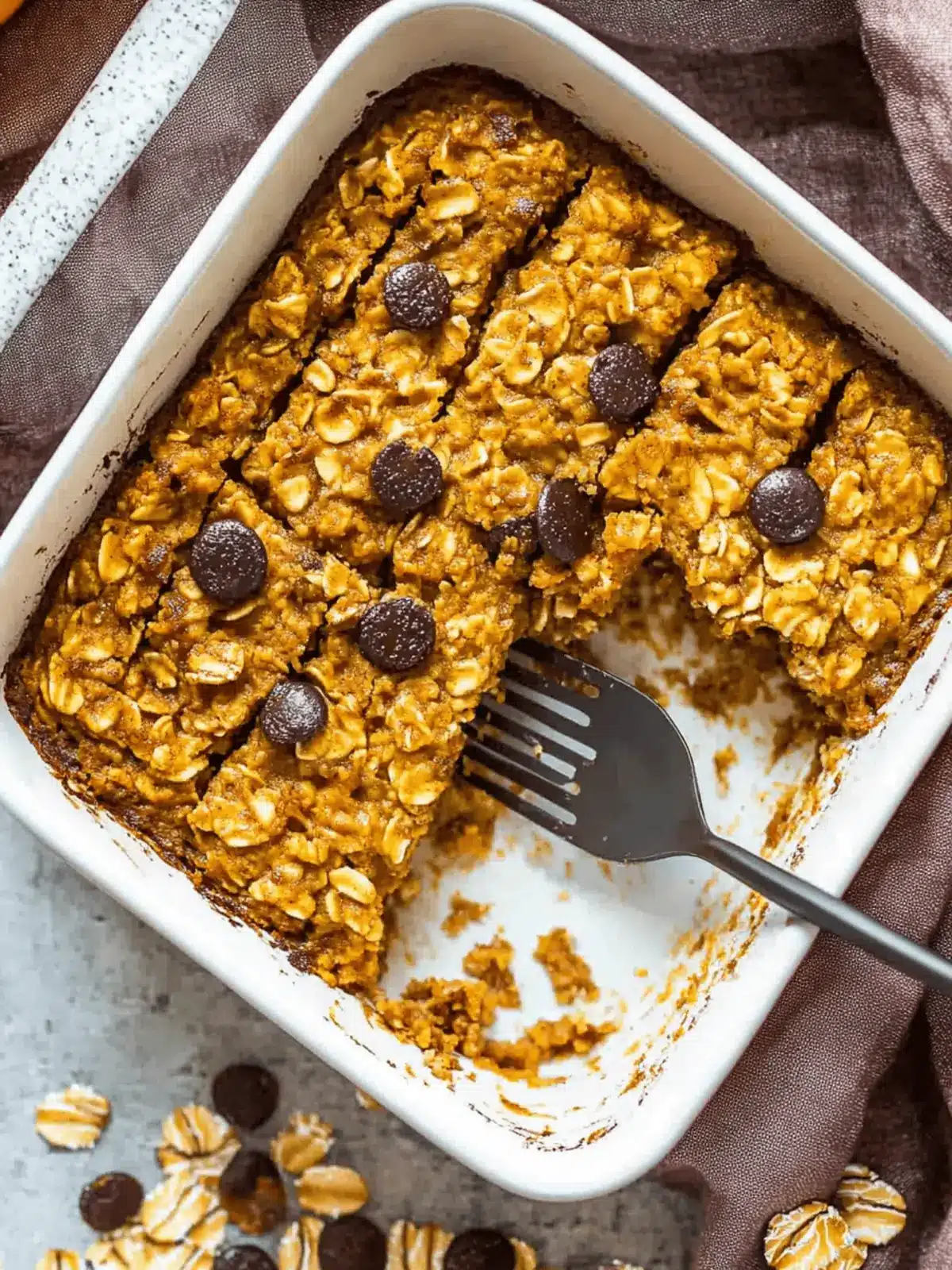 Pumpkin Baked Oatmeal