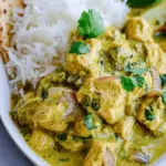 Slow Cooker Basil Chicken Coconut Curry