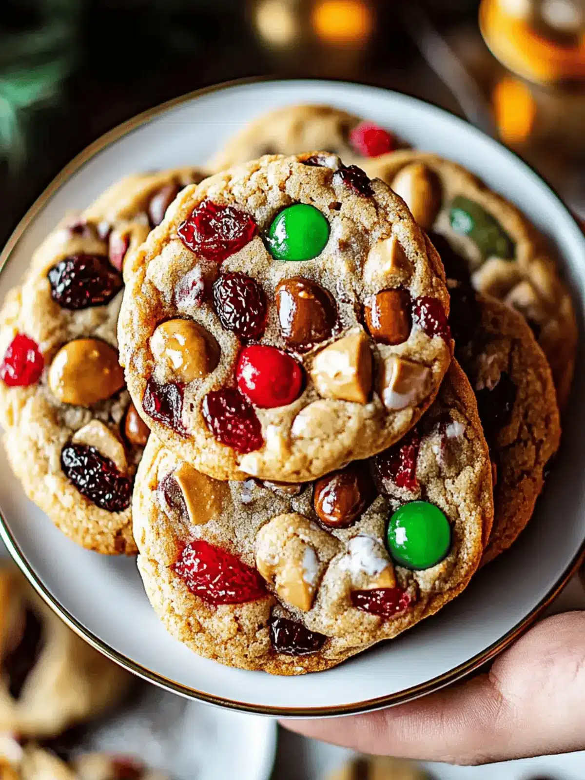 Easy Old Fashioned Fruitcake Cookies