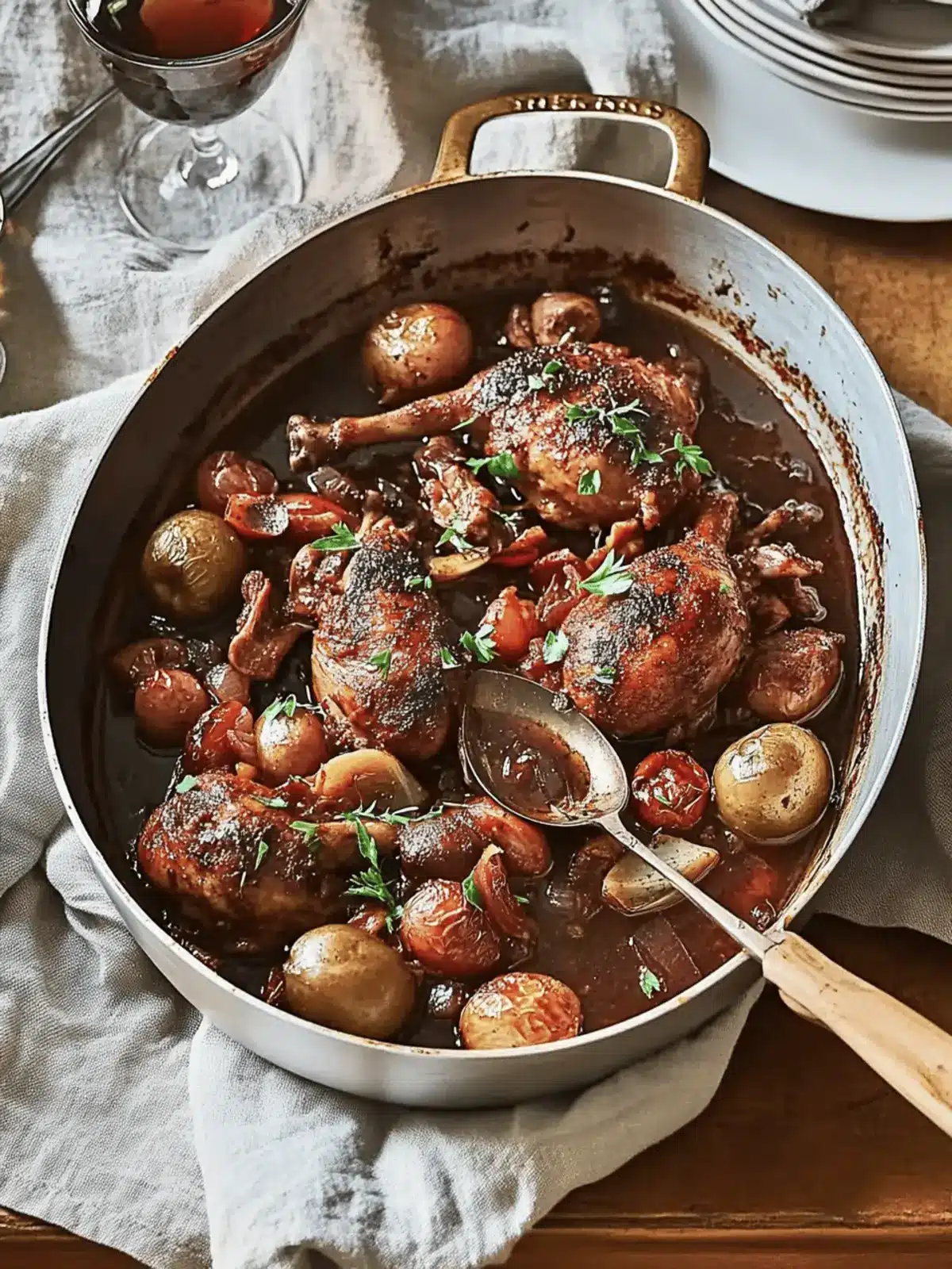 Cajun Coq au Vin