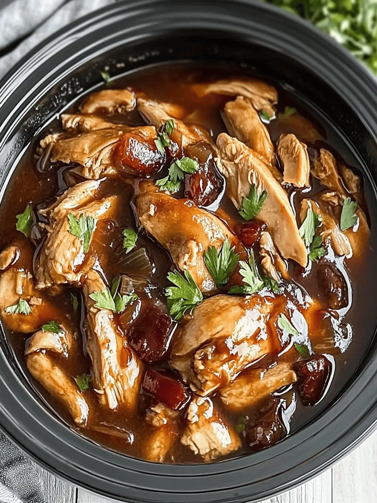 Crock Pot Bourbon Chicken