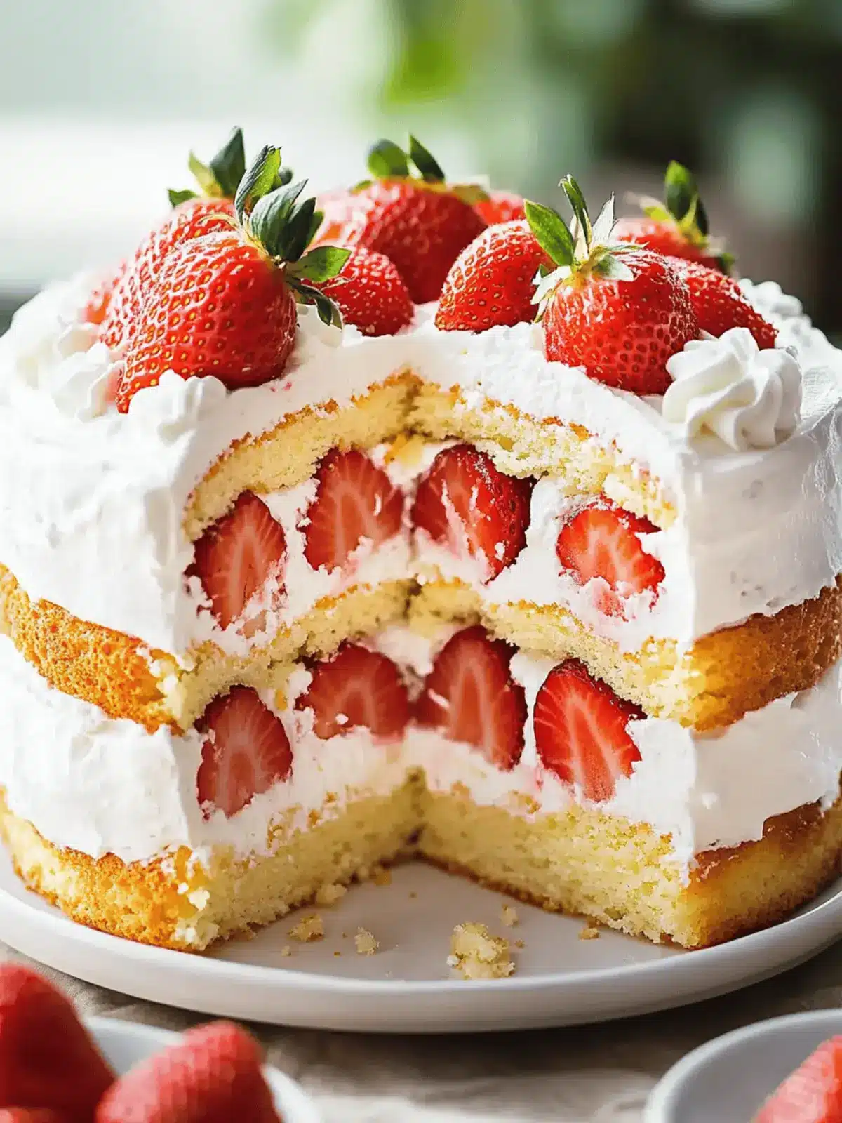 Strawberry Shortcake Cake