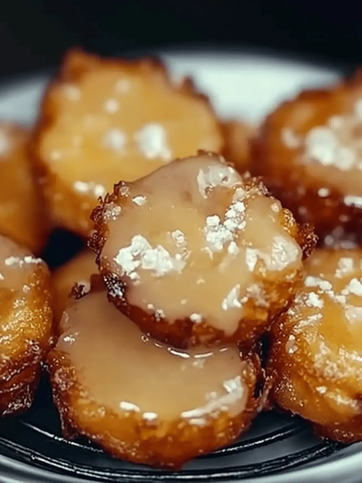 Warm Baked Apple Fritters