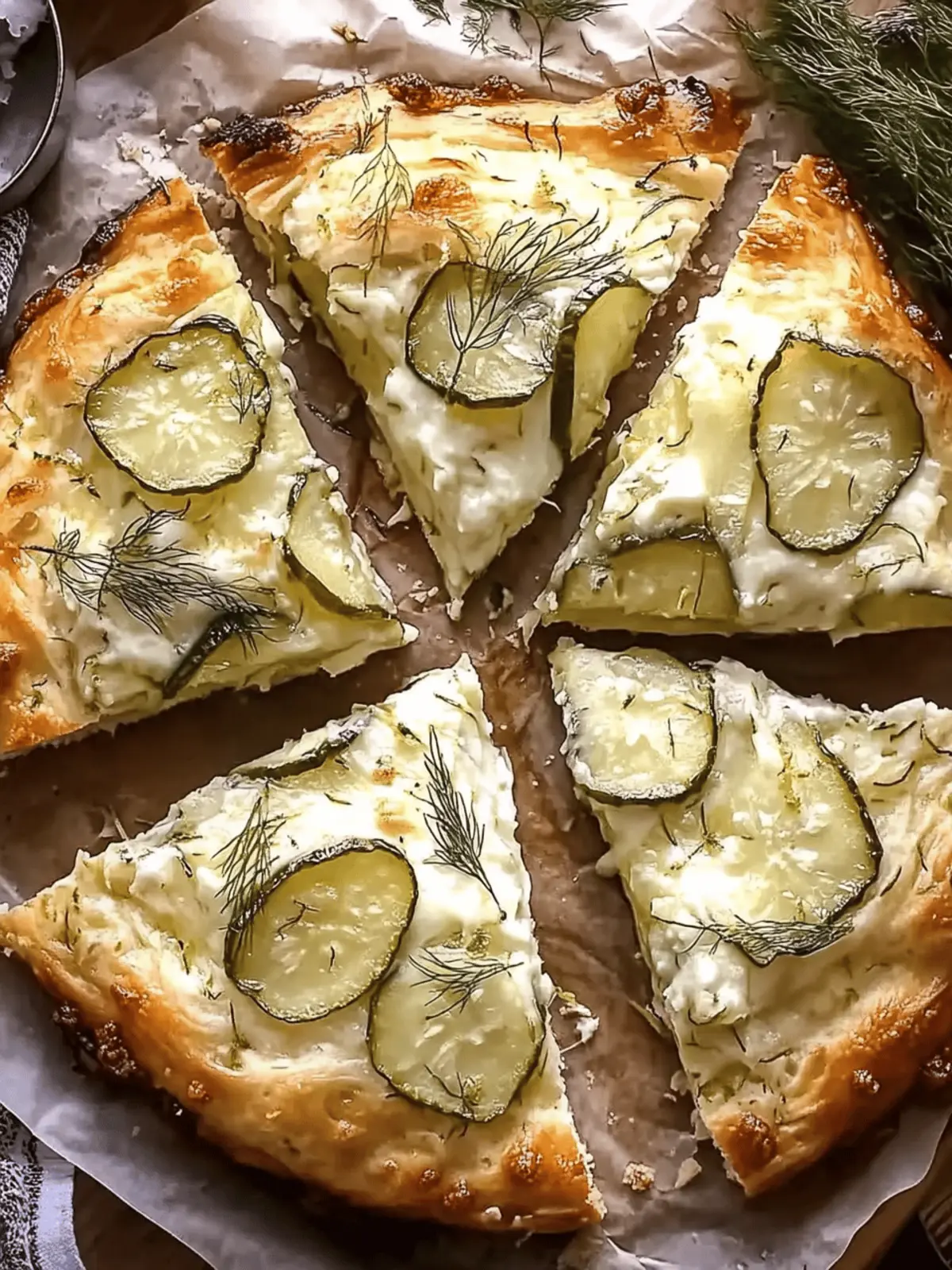 Dill Pickle Focaccia Bread