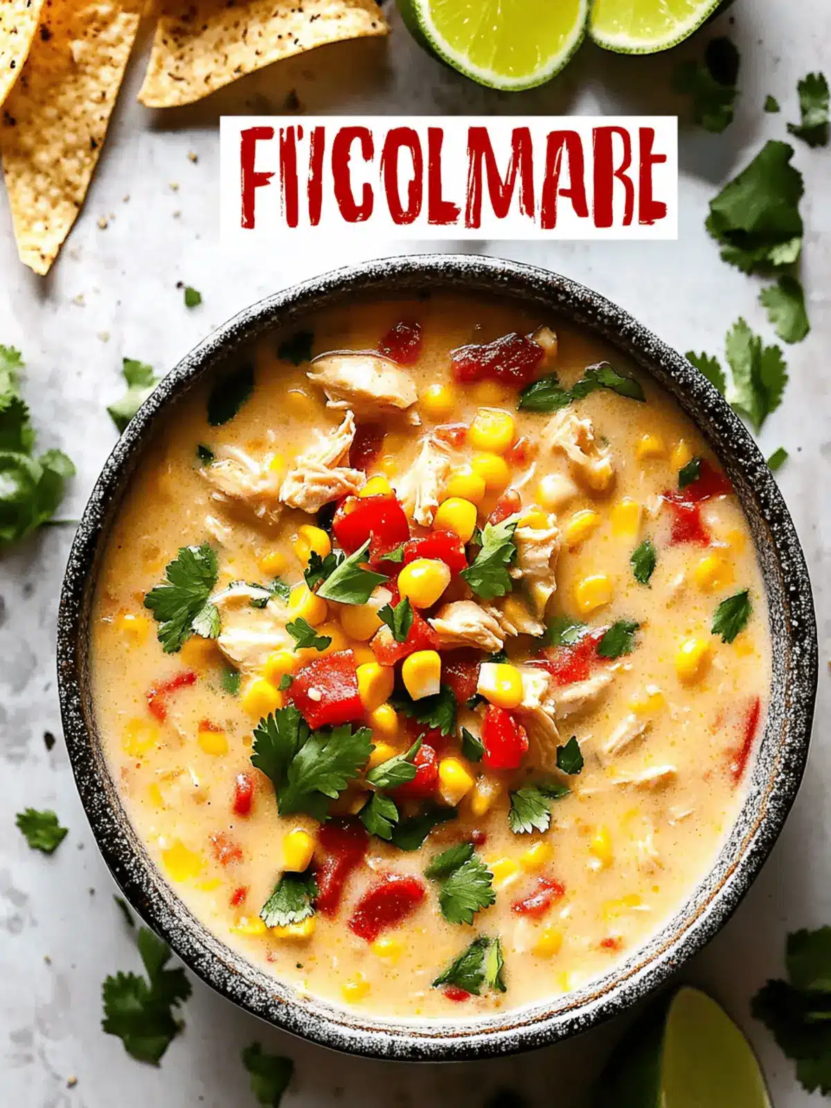 Fiesta Chicken Corn Chowder