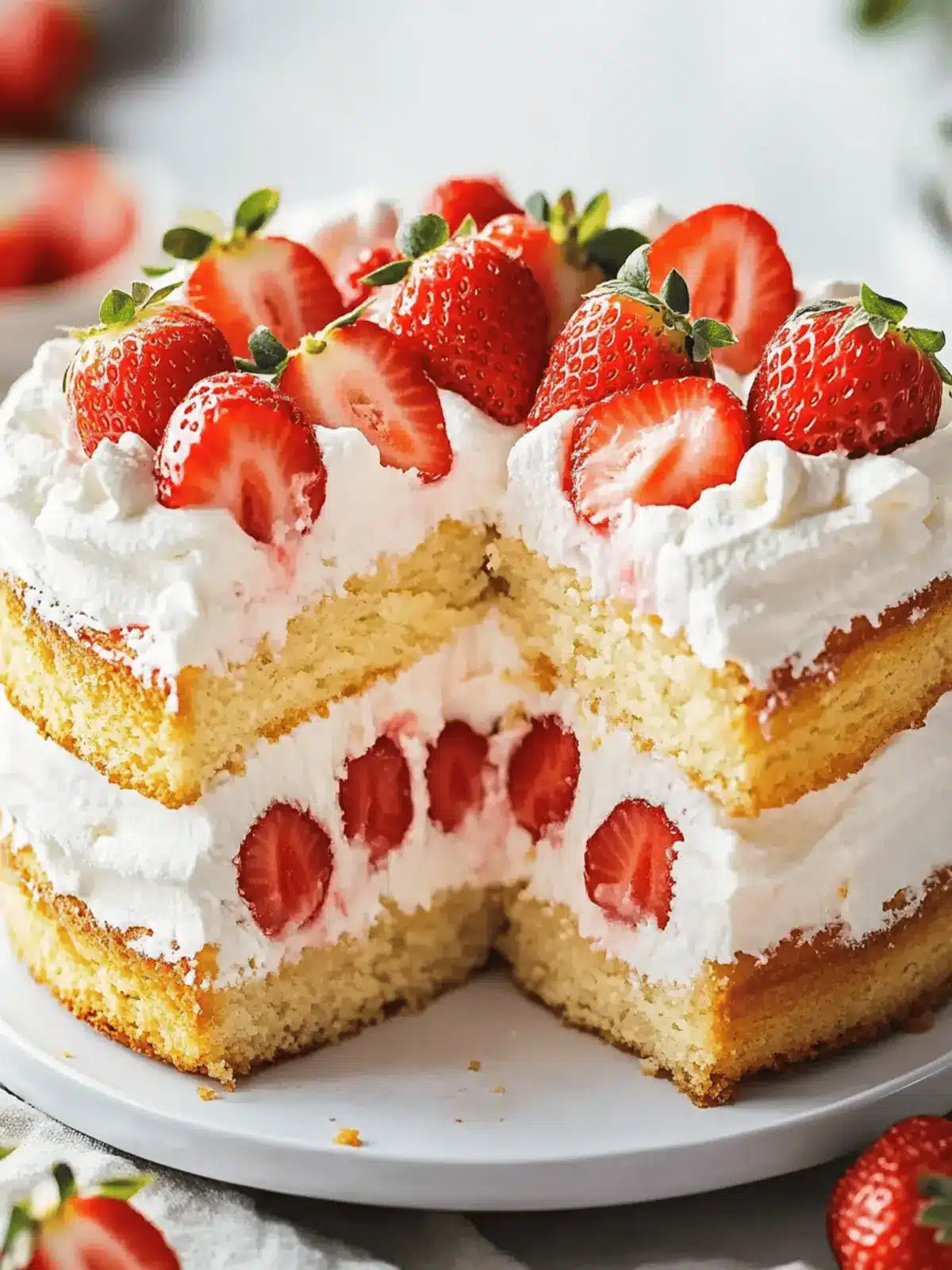Strawberry Shortcake Cake