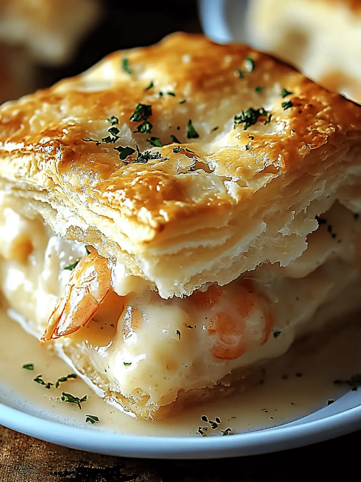Cheddar Bay Biscuit Seafood Pot Pie