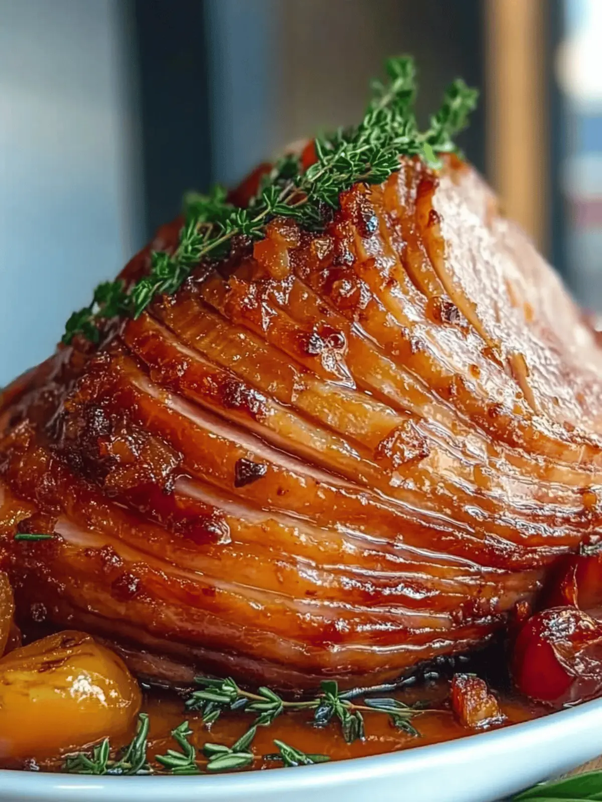 Thanksgiving Honey Glazed Ham