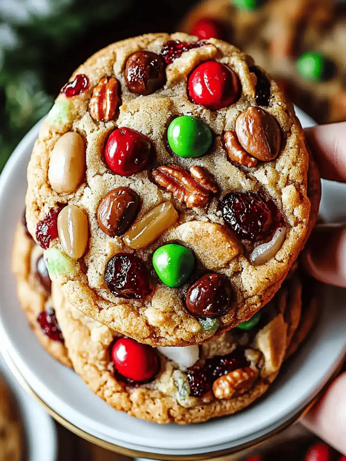 Easy Old Fashioned Fruitcake Cookies