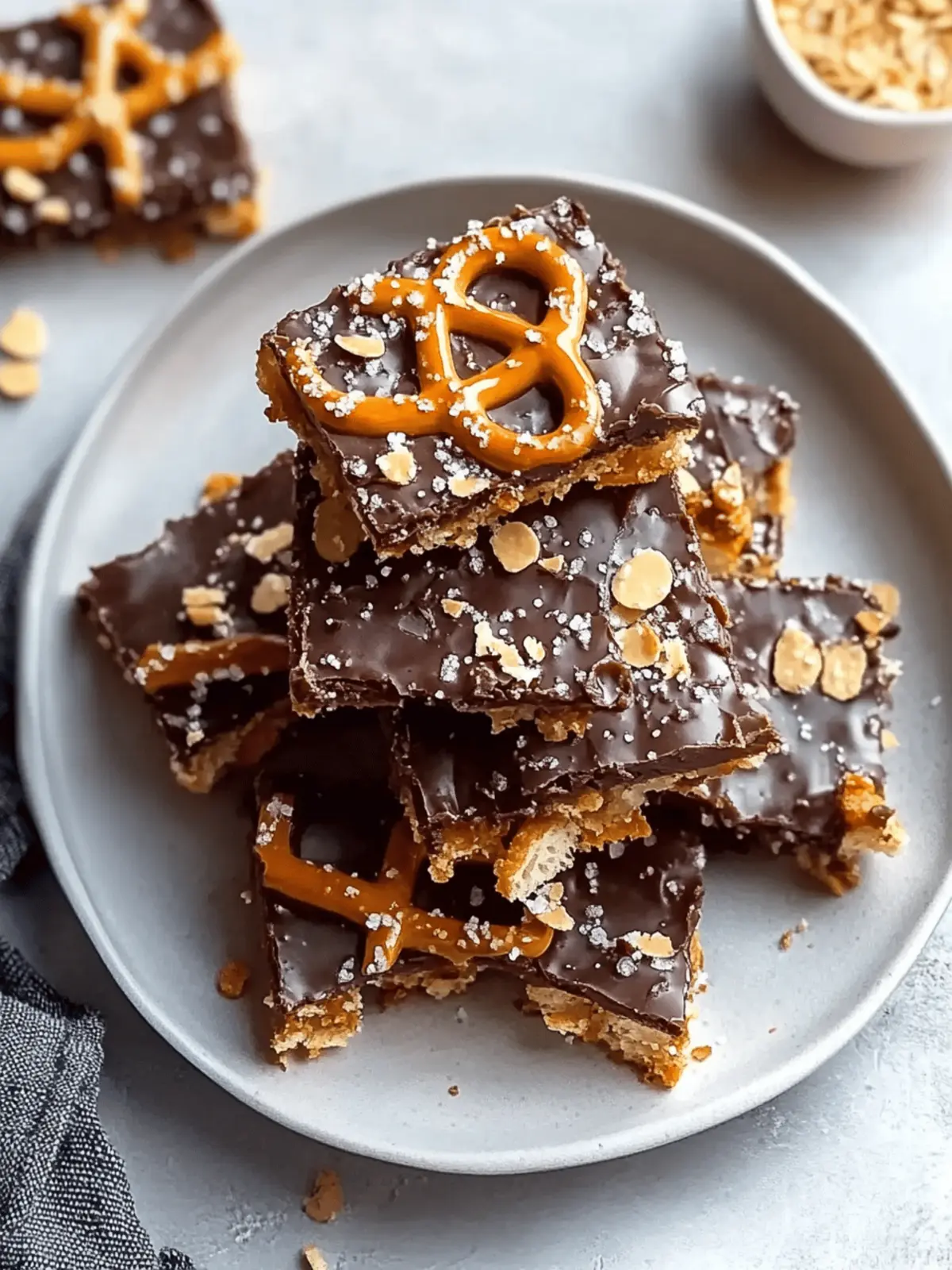 Salted Caramel Pretzel Bars
