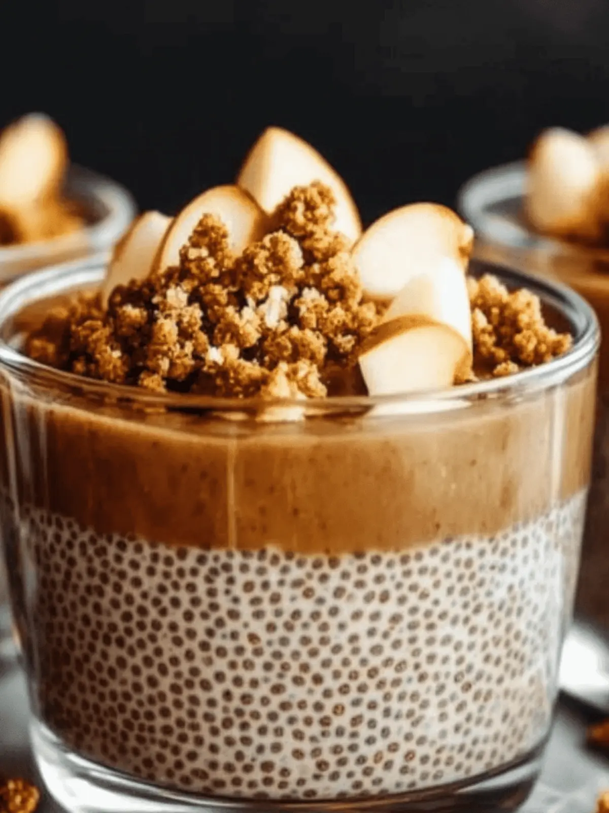 Creamy Apple Crumble Chia Pudding