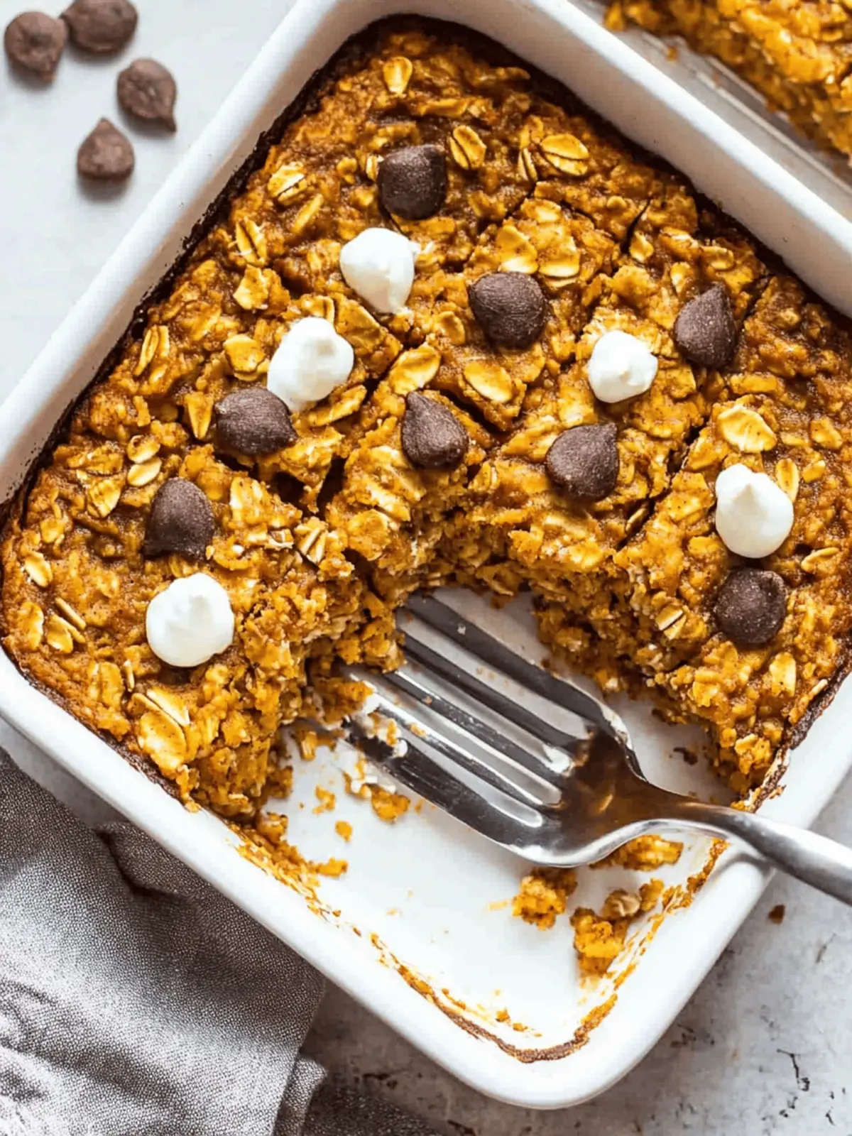 Pumpkin Baked Oatmeal