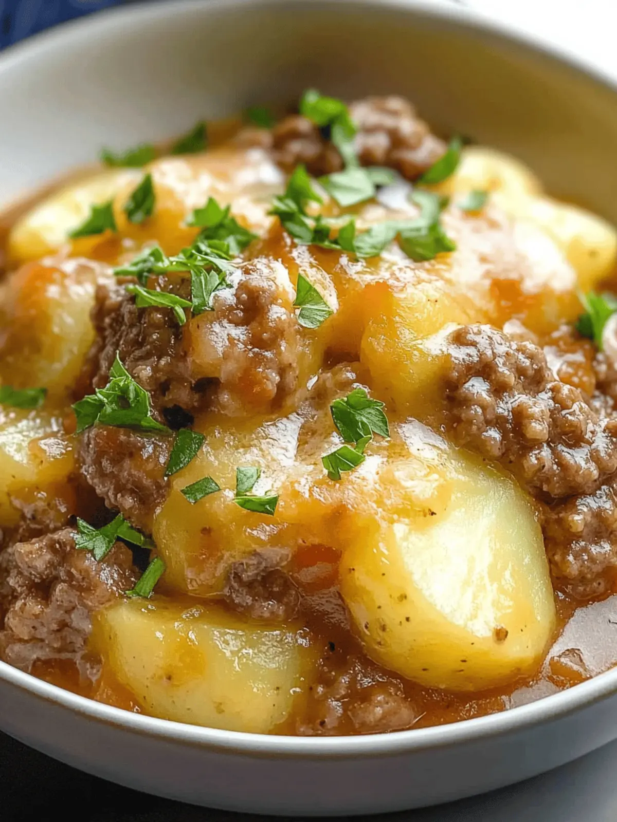 Crockpot Hamburger Potato Casserole Recipe