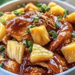 Easy Crockpot Pineapple BBQ Chicken