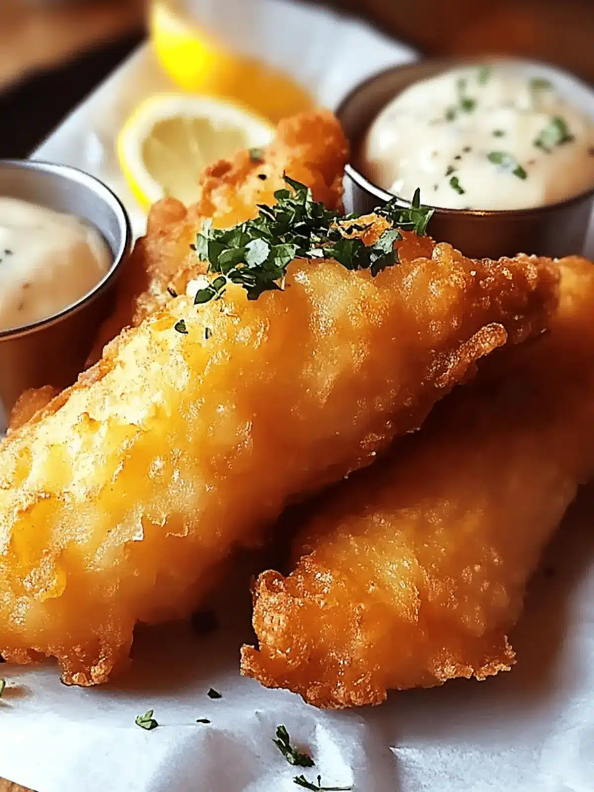 Crispy Beer Battered Fish