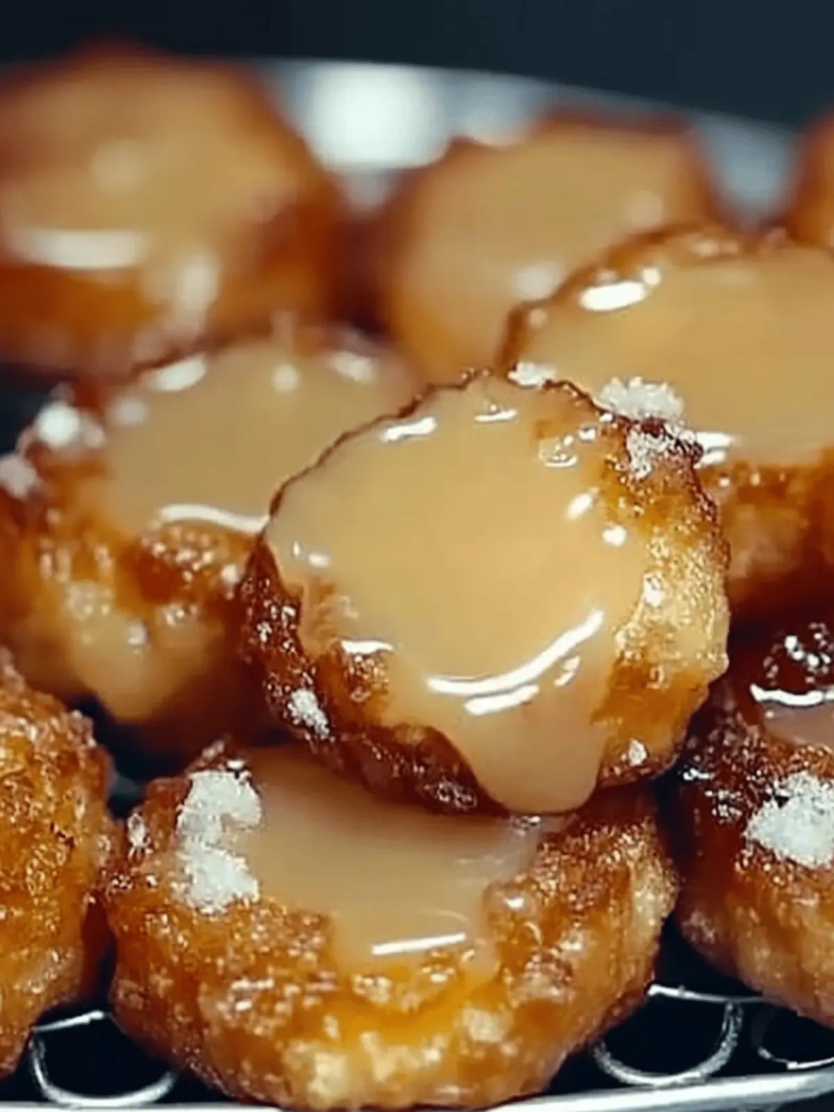 Warm Baked Apple Fritters