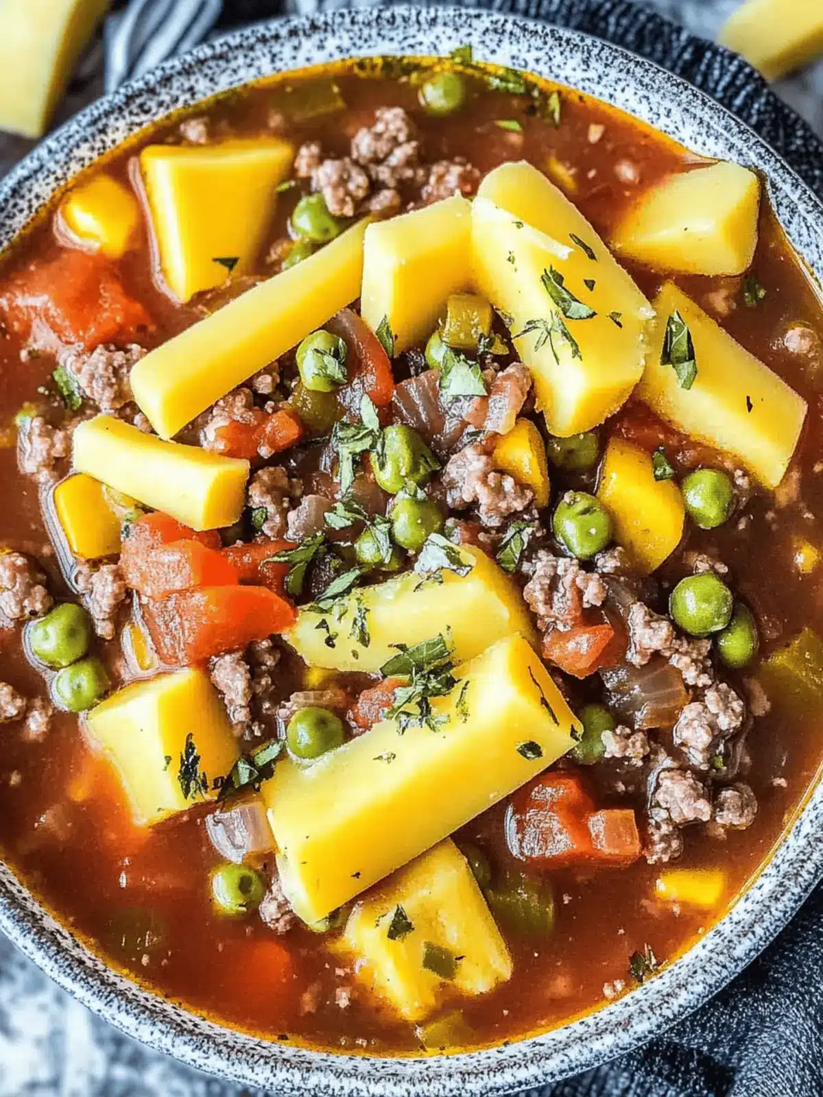 Crockpot Hamburger Soup