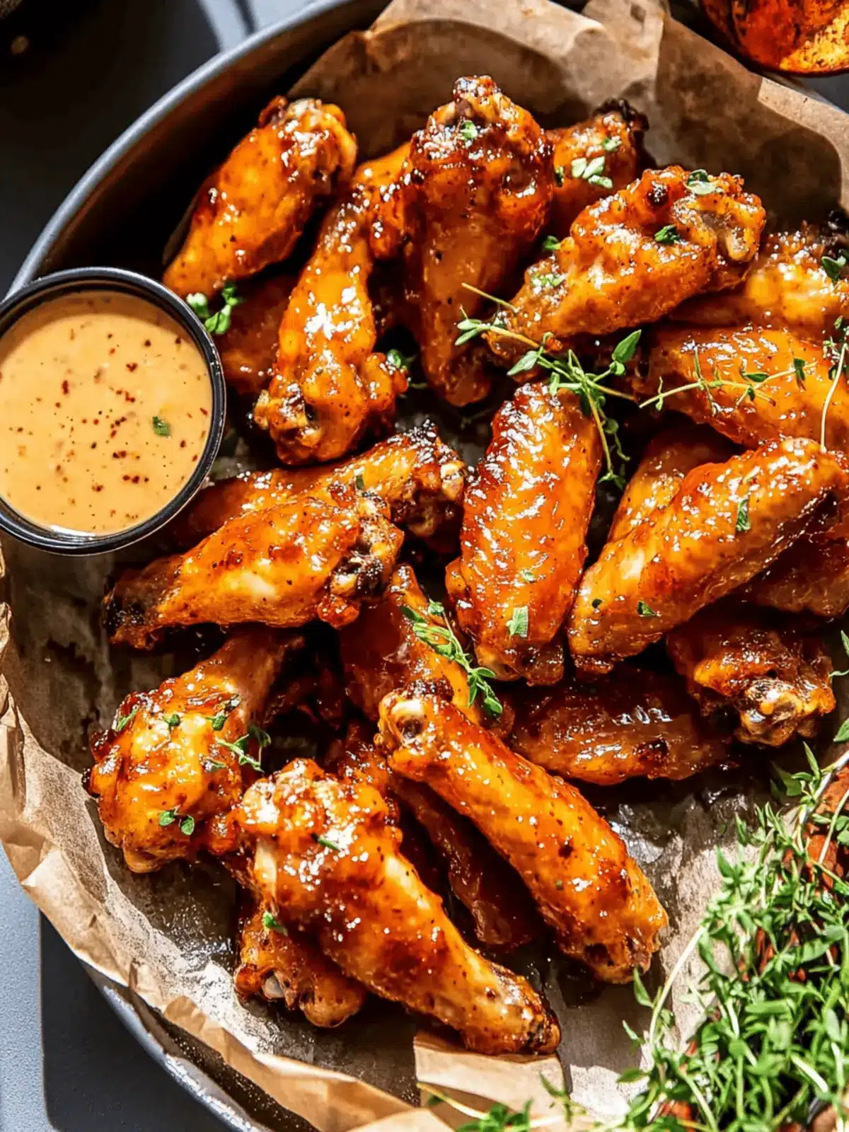 Baked Honey Mustard Boneless Wings