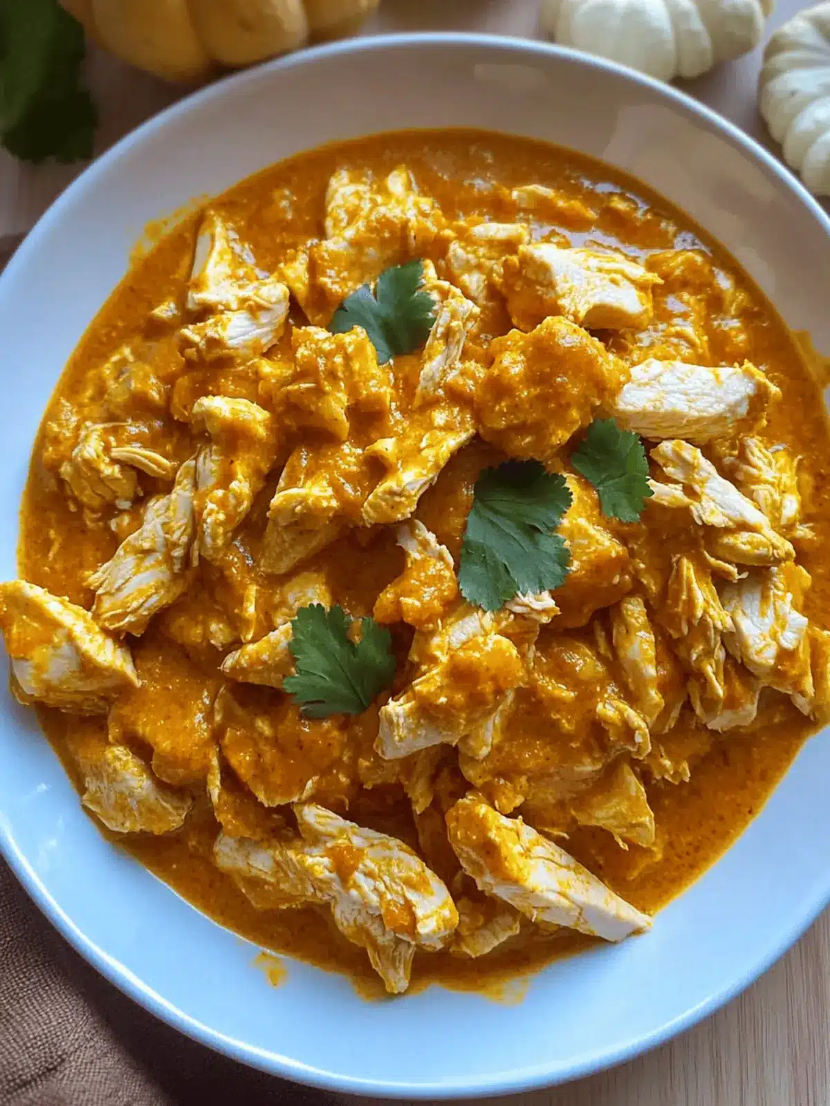 Easy Pumpkin Chicken Curry (Slow Cooker)