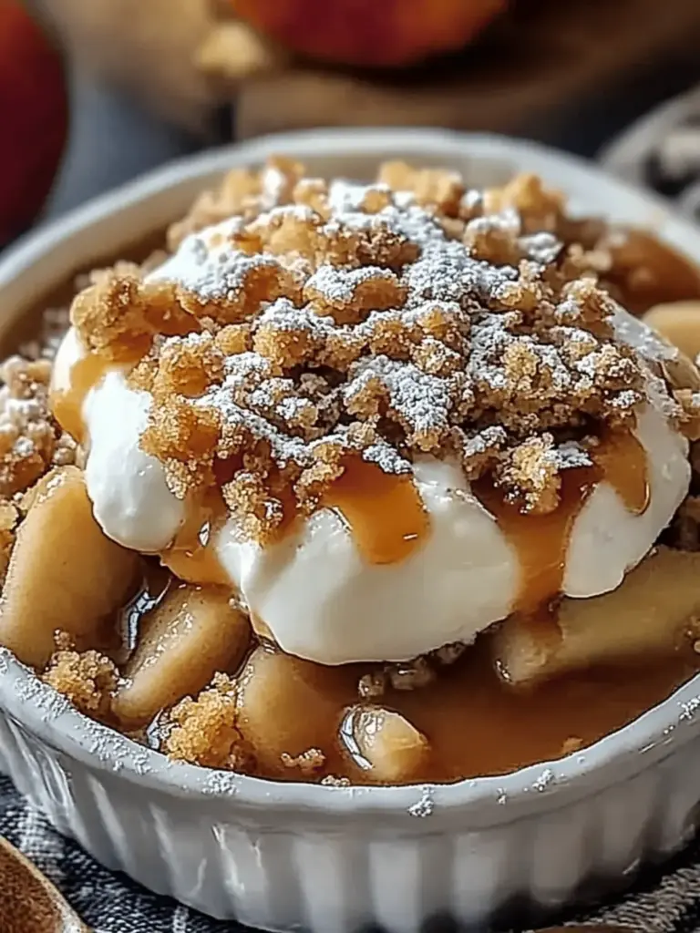Warm Caramel Apple Dump Cake with Buttery Crust