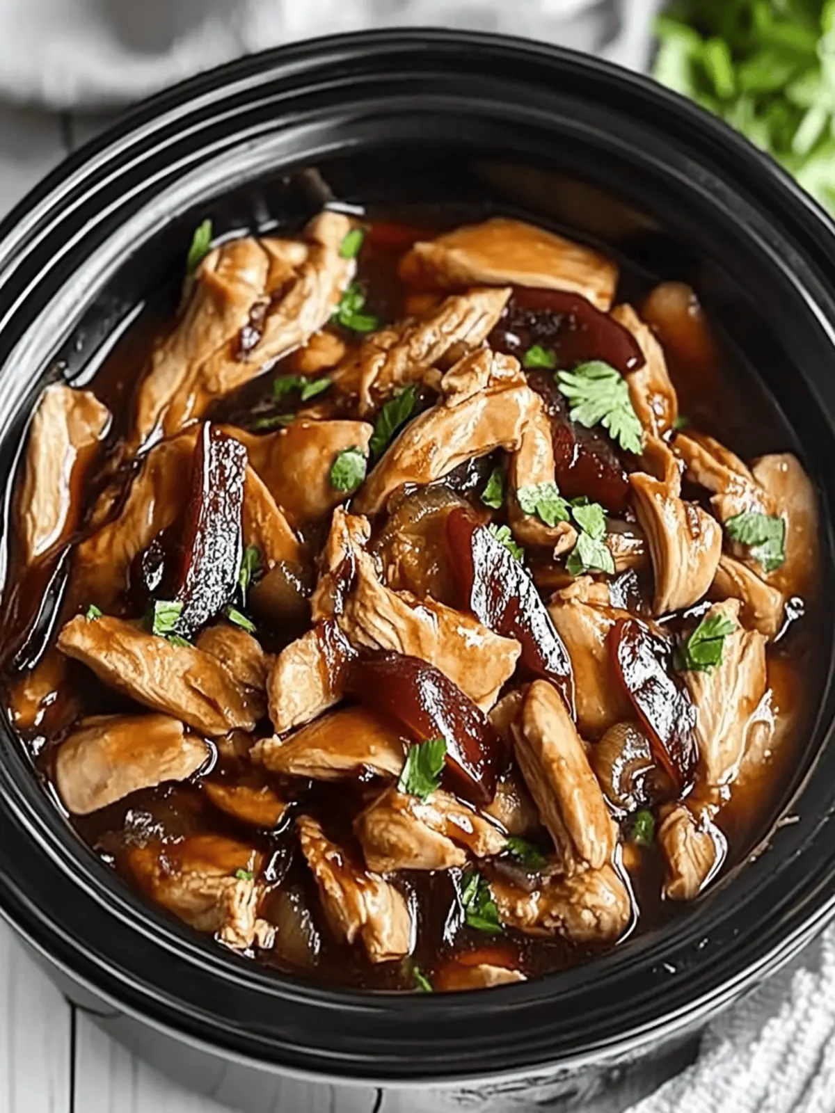Crock Pot Bourbon Chicken