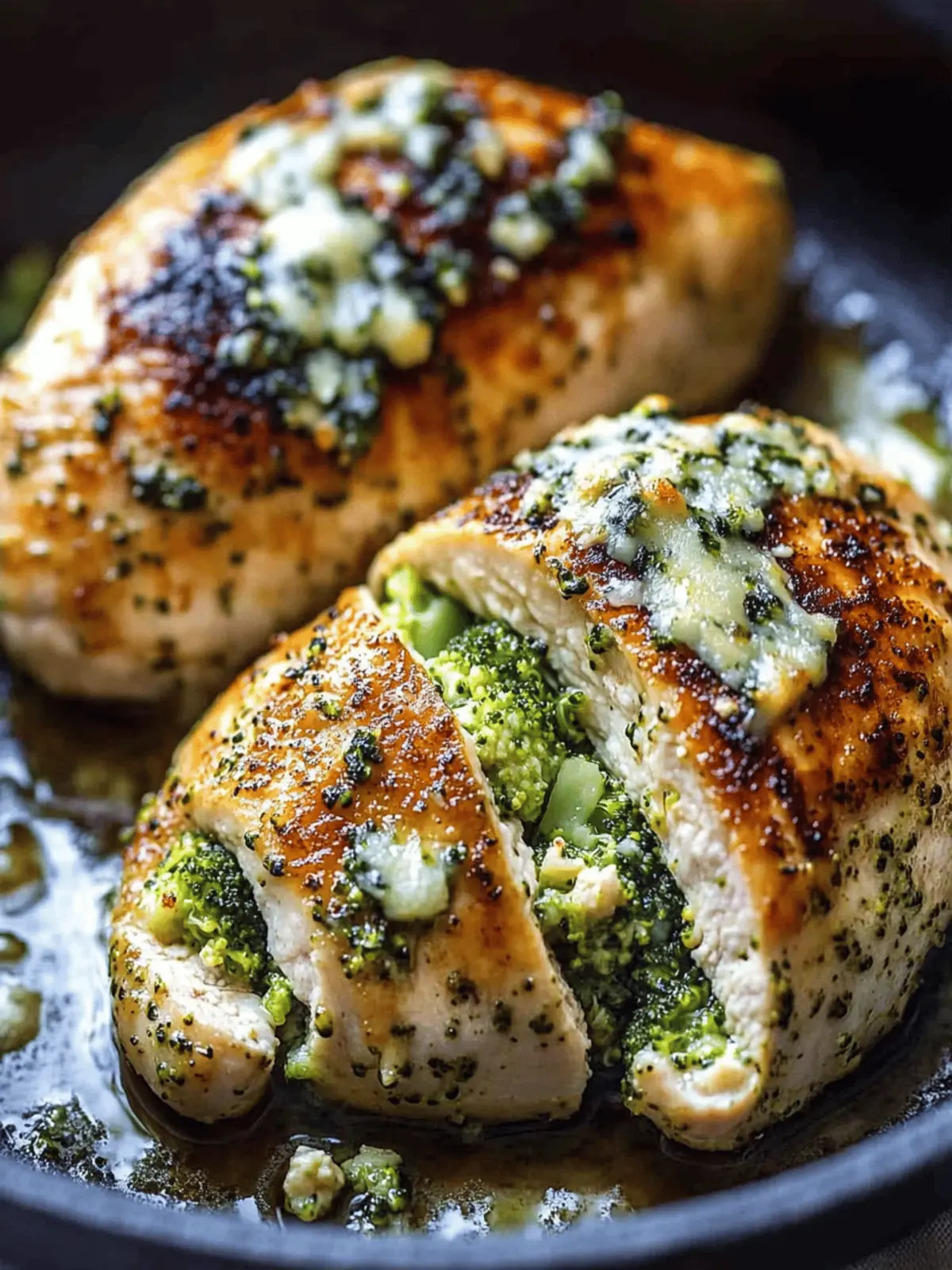 Broccoli Cheddar Stuffed Chicken Breasts