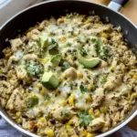 Salsa Verde Chicken & Rice Skillet