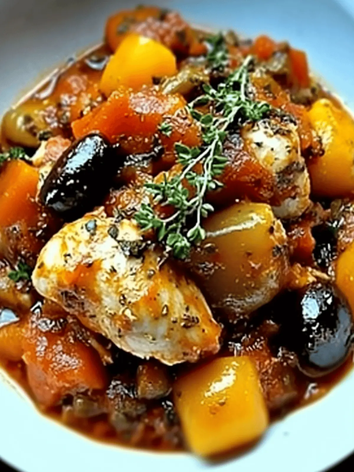 Tasty Slow Cooker Chicken Cacciatore