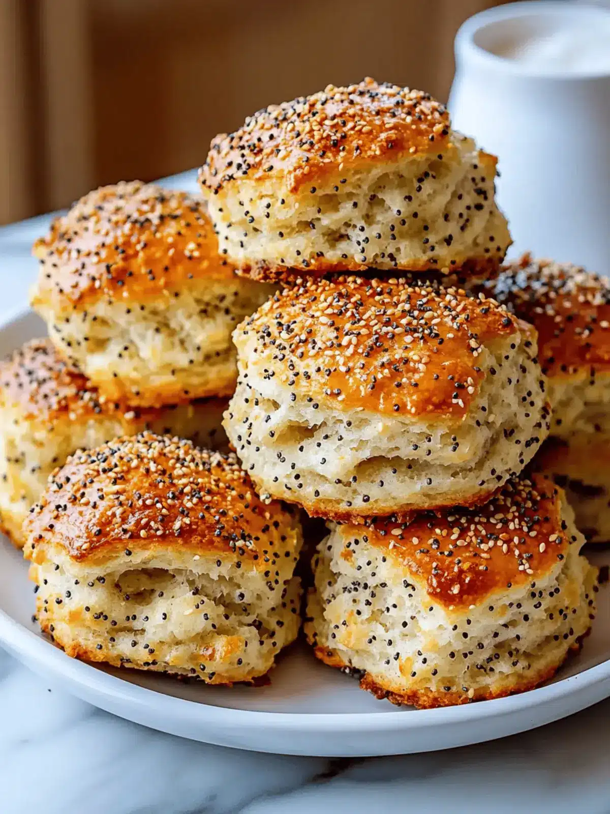 5-Minute Everything Bagel Seasoning Biscuit
