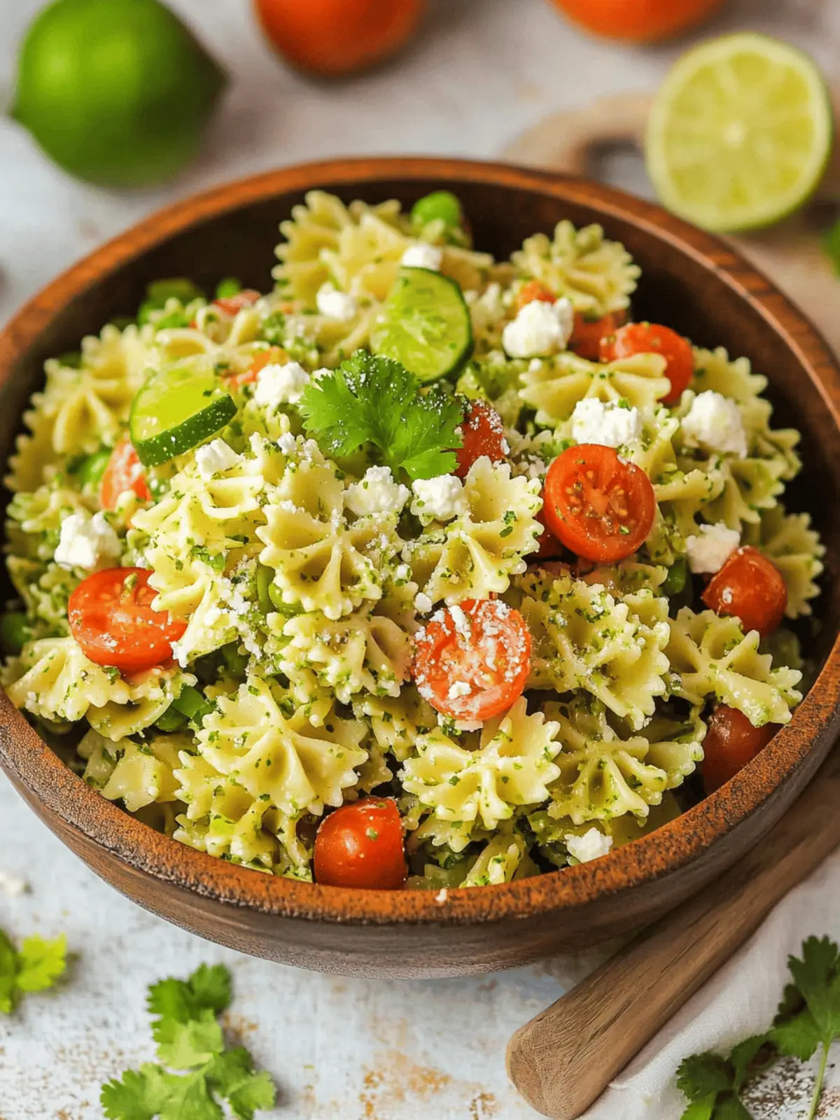 Cilantro Lime Pasta Salad