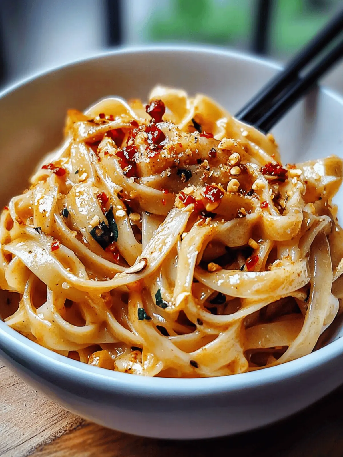 Aromatic Garlic Chilli Noodles with Soy and Vinegar