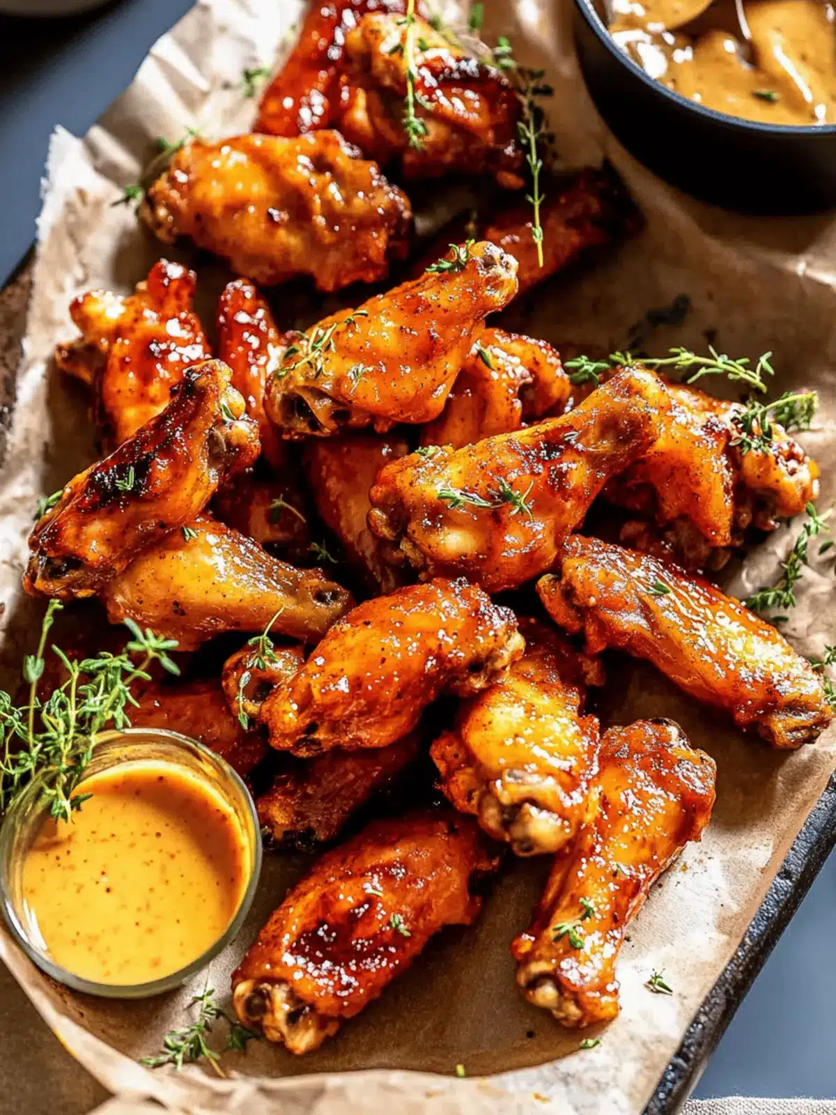 Baked Honey Mustard Boneless Wings