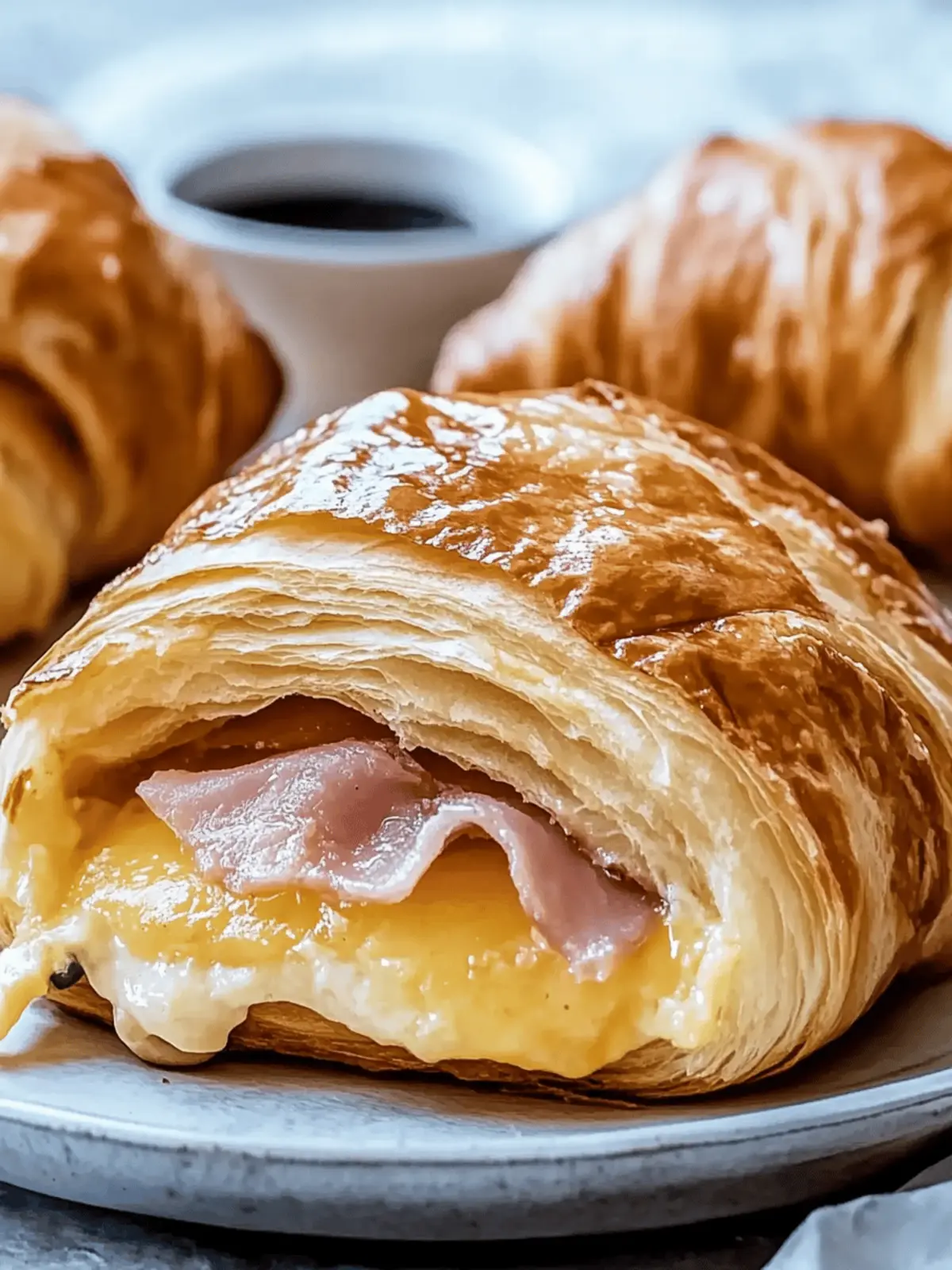 Croissant Breakfast Sandwiches