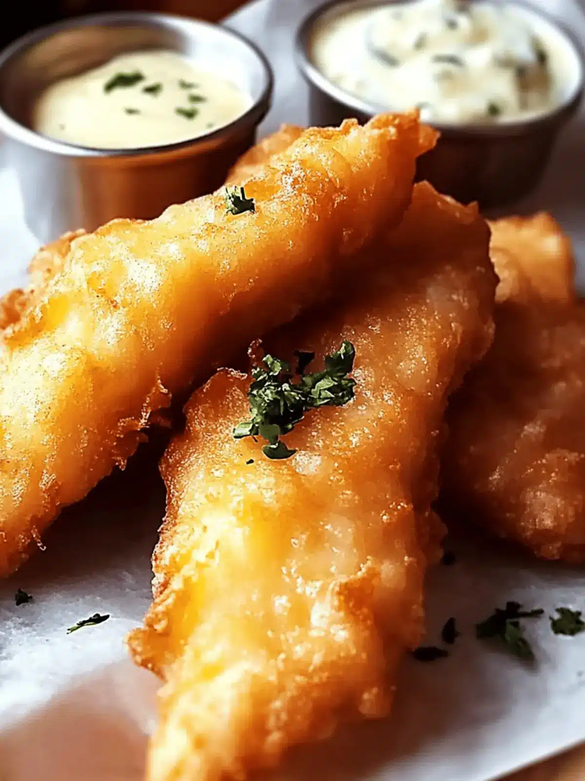 Crispy Beer Battered Fish