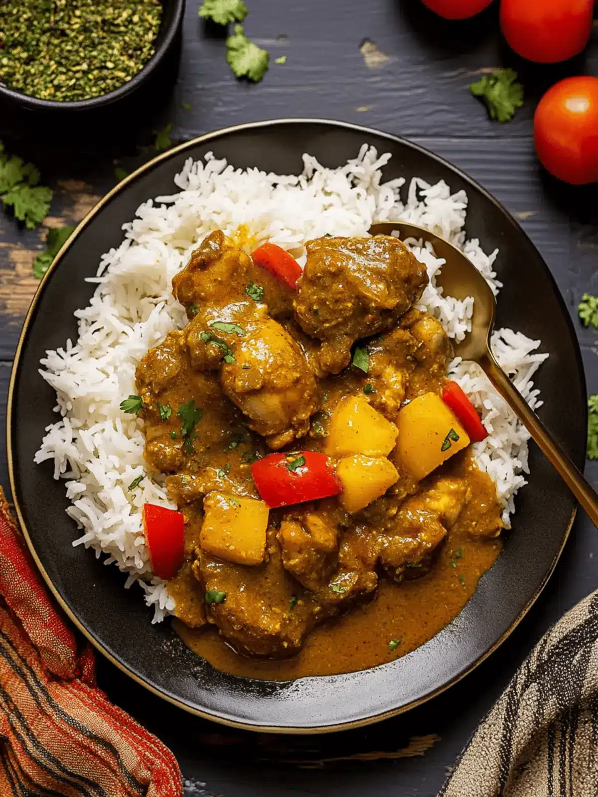 Authentic Jamaican Curry Chicken