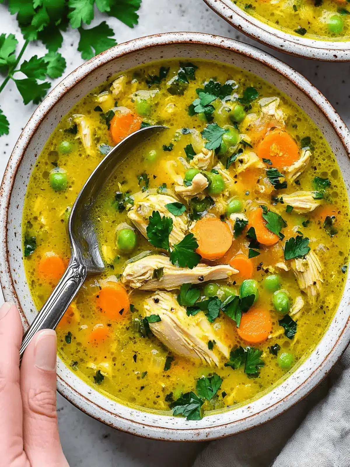 Anti Inflammatory Turmeric Chicken Soup