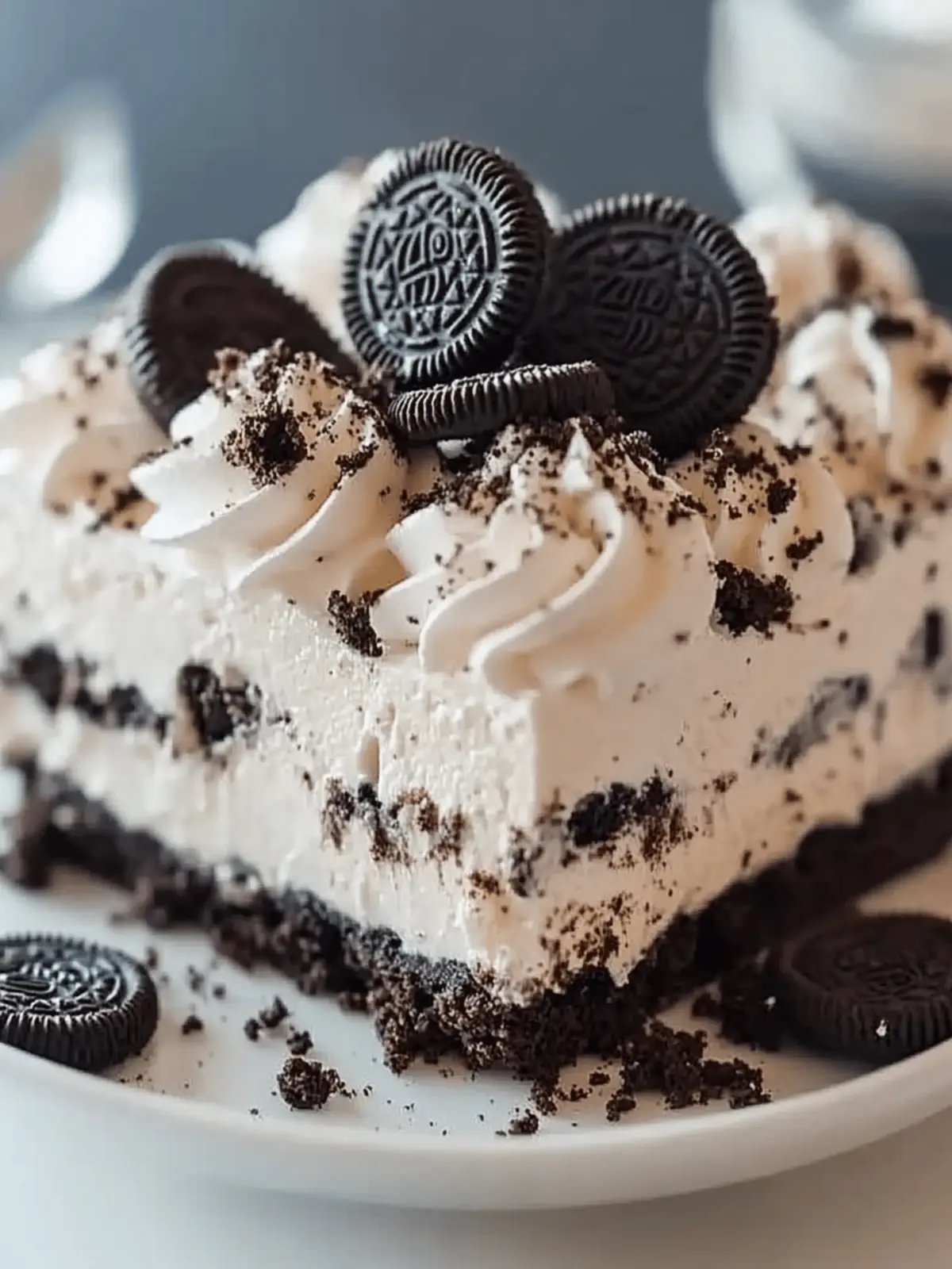 No Bake Heavenly Oreo Dessert