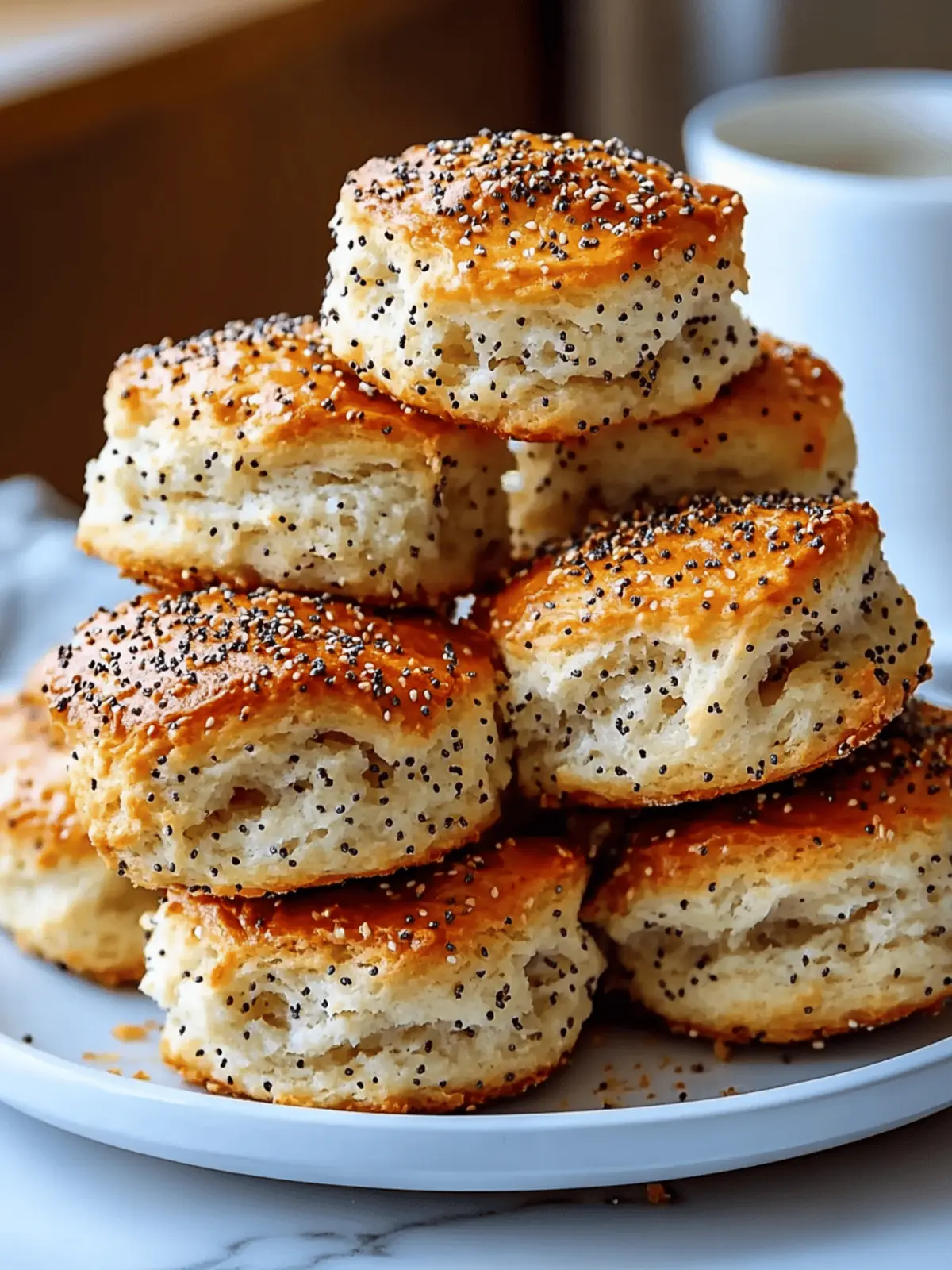 5-Minute Everything Bagel Seasoning Biscuit