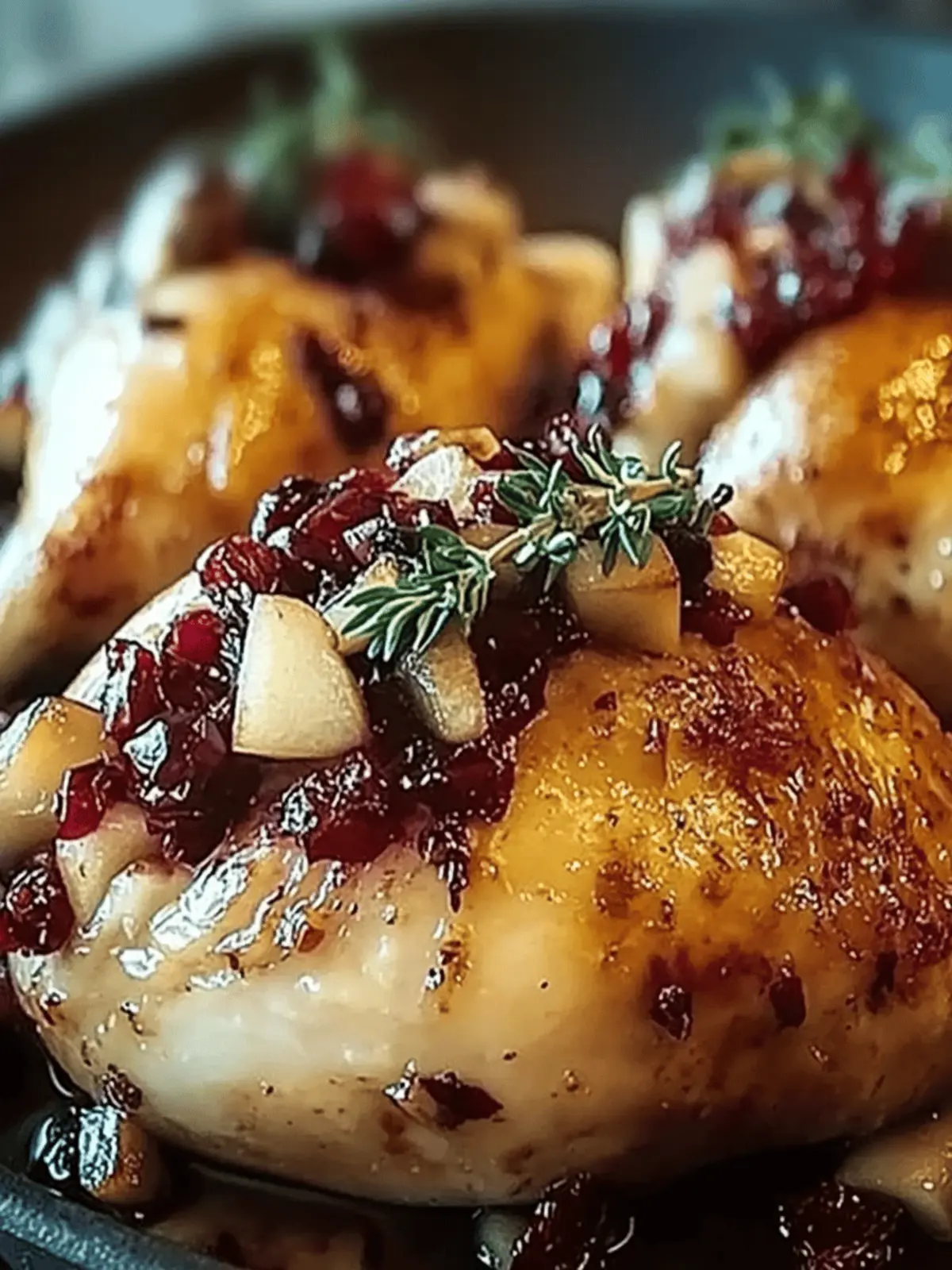 Cozy Comfort: Apple-Cranberry Stuffed Cornish Hens