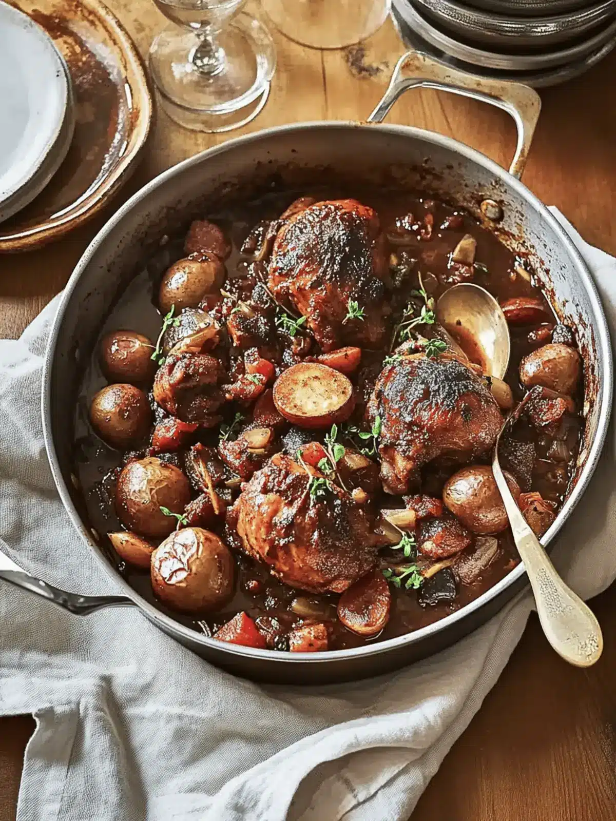 Cajun Coq au Vin